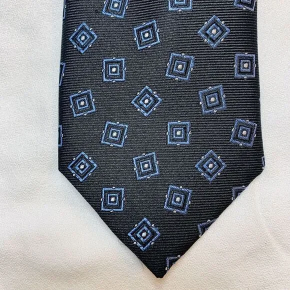 Jos. A. Bank Executive Collection Tie Mens Silk Necktie Black Ties‎ - Picture 2 of 5
